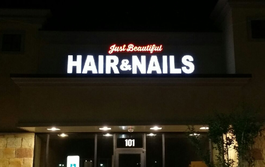 Nails & Spa Switching Neon Signs to LED